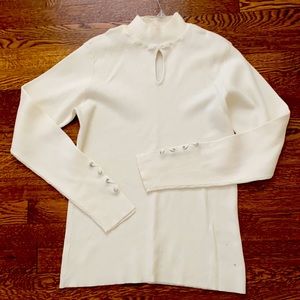 Democracy  cream colored top NWOtags